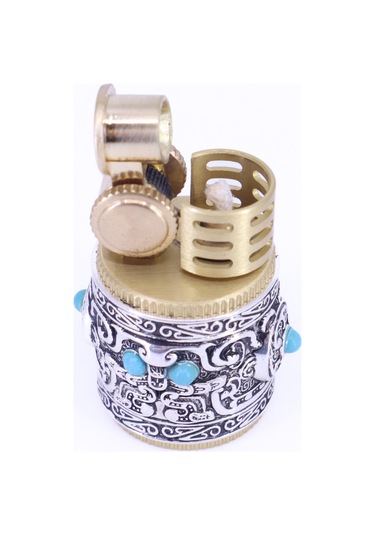 Promise Benzinli Rölyef İşlemeli Çakmak Gold