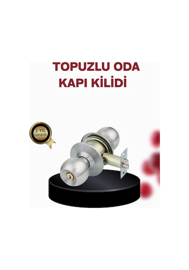 Paslanmaz Çelik Dayanıklı Topuzlu Kapı Kilidi Çok Renkli