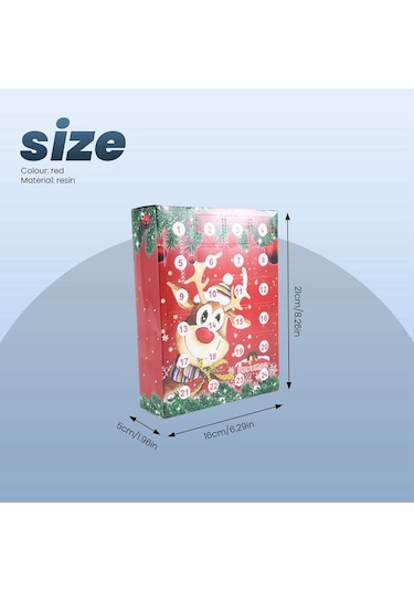 Çocuklar İçin Noel Advent Takvimleri Anahtarlık Süslemeleri Dekorasyon