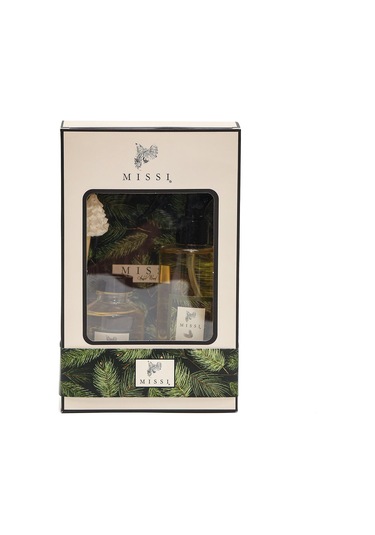 Yılbaşı Amber Wood Hediye Seti Oda Kokusu- Oda Spreyi-kokulu Zarf Amber