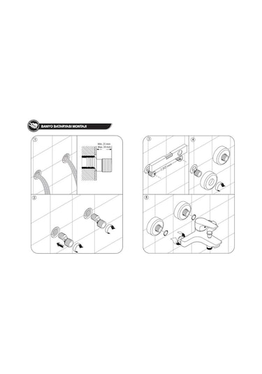 Eca Tiera 102102469 Banyo Bataryası Krom