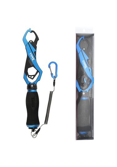 Geeksen Alüminyum Alçıklama 26kg Balık Tartıcı Tutucu - El Yorgunluğunu Azaltır, Güvenli Tutma, Taşınması Kolay Mavi Model