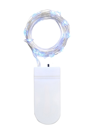 Honmex 2 Metre Mavi Led Işık Süreci - Taşınabilir Bakır Tel - Ip65 Su Geçirmez - Pil Dahil Değil Mavi