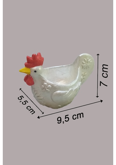 Horoz Yumurtalık Dekoratif Obje - 5 Adet