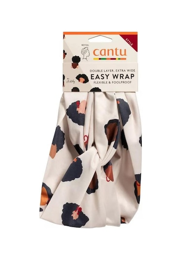 Cantu Easy Wrap Saç Bandanası Kaymaz Tasarım Krem