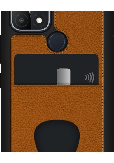 Fitcase Oppo A15 / A15S Kilif Proda Deri Tek Kartlik Cepli Kapak 514447938