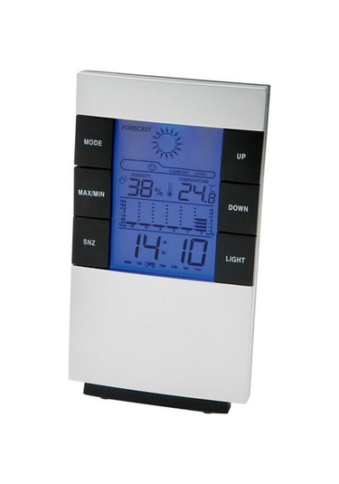 Fortunelane Abs Malzeme Led Hava Durumu Takvimli Saat, 2 Aaa Pil İle Çalışır, Takvimli Özellikli