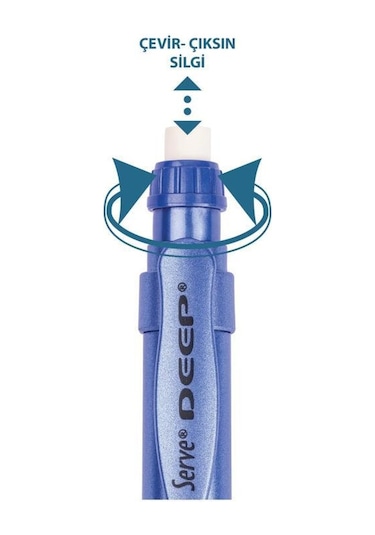 Serve Deep Mekanik Uçlu Kalem 0.7 Mm Metalik Kristal Violet