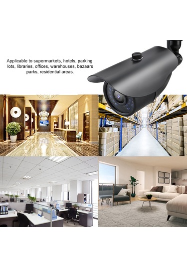 Geeroyoo Dış Mekan Metal Ip66 Su Geçirmez Kamera - Ahd/tvı/cvı/cvbs Dörtlü Sisteme Destek, 3.6mm Lens, 20m Ir Gece Görüşü, 720p Pal