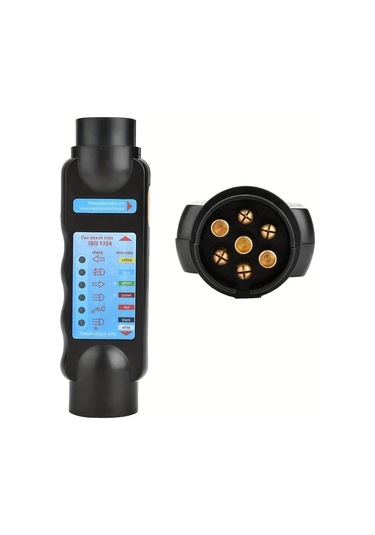 Elmpaly Avrupa Römork Test Cihazı Fişi 12v 7 Pin Rv Bağlantı Fişi