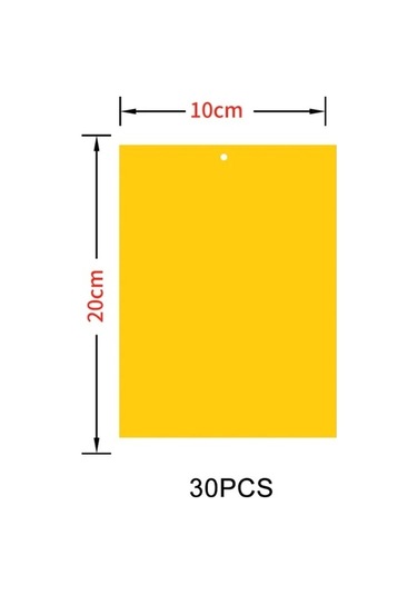 Zyzqstore 100 Adet Güçlü Meyve Sineği Tuzağı, Böcek Sarı Yapışkanlı Farklı Renklerde, 30-100 Adet