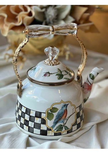 Prdktt-9381-10 Miss Betty 2.85 Litre Emaye Kettle Demlik 001