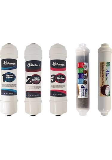 Lifetech 8 Aşama Inline Quick Filtre Seti Kapalı Kasa Model