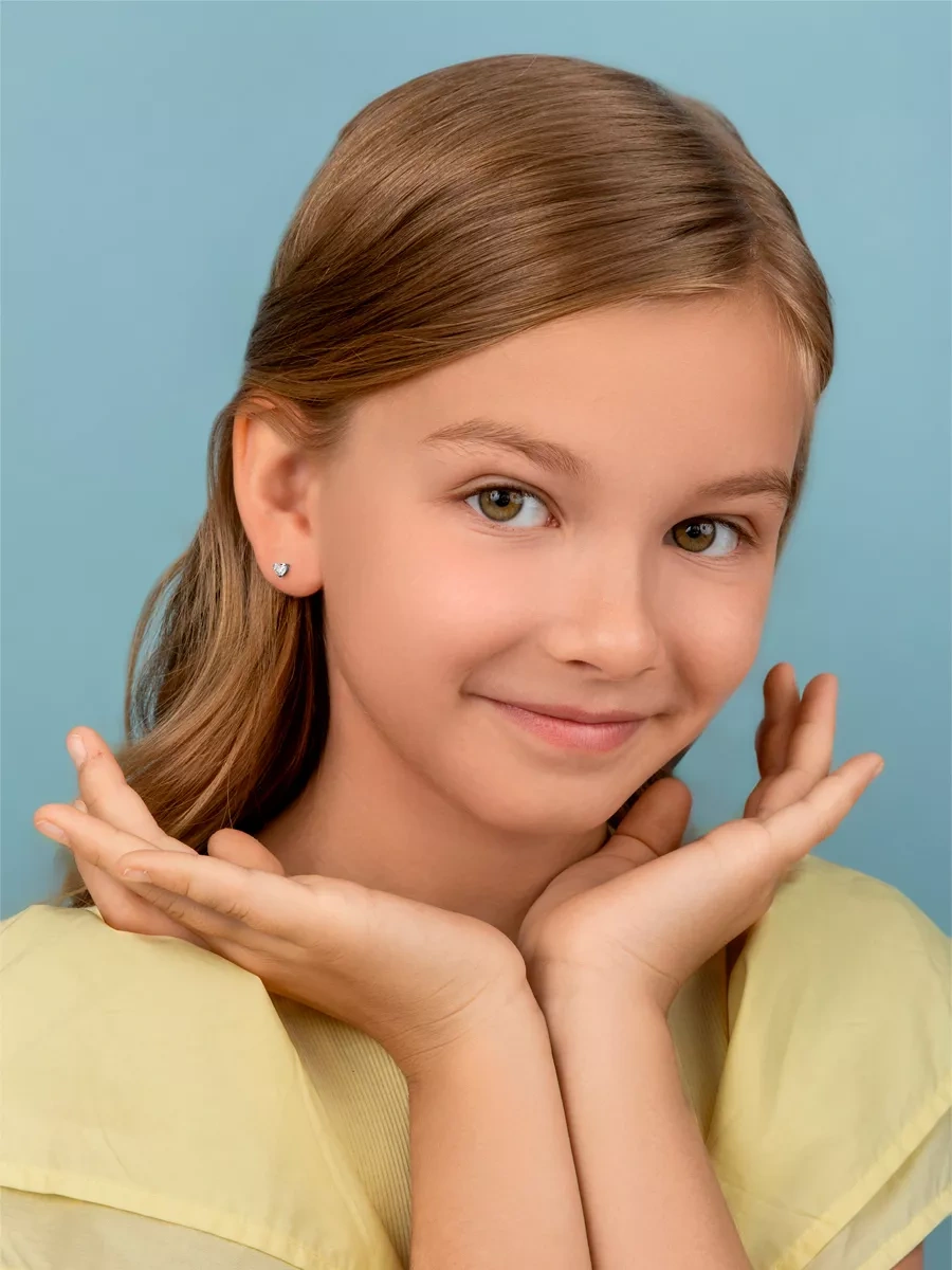 Veronika Jewelry Factory 925 Ayar Gümüş Küpe Kalpli Çiviler 43963307 Diğer