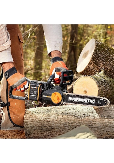 Worx WG350E 20 Volt 4.0 Ah Li-ion 30 CM Profesyonel Şarjlı Kömürsüz Zincirli Testere