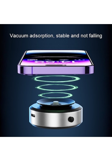 Cbtx Global Elektrikli Vantuz Araba Ekranı Ön Cama Monte Manyetik Telefon Tutucu - Siyah