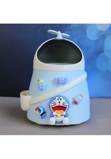 Flybuy Yumruk Yumruk Yaratıcı Tutma Sevimli Şarkısı Mengtuo Mavi Mavi Masaüstü Kutusu Kapaklı Dong Ding Dayanıklı Çöp Gl Mavi