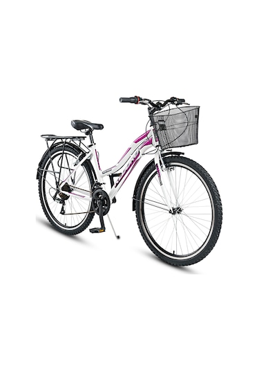 Kldoro KD-124 Bagajlı 24" Jant 21 Vites Kadın Dağ Bisikleti