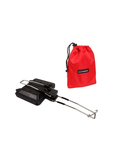 Açık Katlanır Kolu Muffin Sandviç Fırın Tepsisi Çok Y28609 Siyah