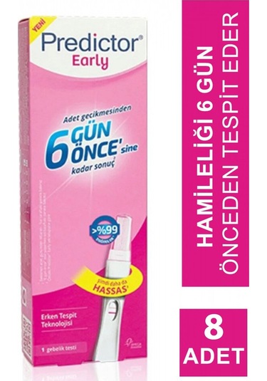 Early 6 Gün Önce Tespit Eden Gebelik Testi 8 Adet