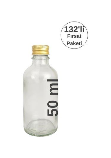 Digithome 132 Li 50 Ml Gold Kapaklı Söz Nişan Hediyelik Kolonya Koku Süs Cam Şişesi C1-1-149