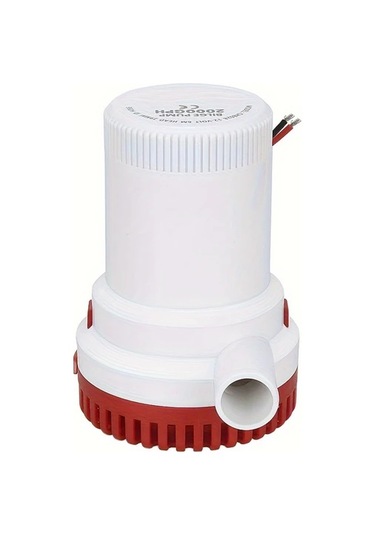 Honeybeeshop 24v 1500gph 12v 24v Otomatik Drenaj Pompası 1500gph 2000gph Elektrikli Denizaltı Su Pompası Tekne Sump Pompası Abs Malzemeli