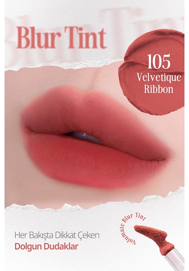 Clio Blur Efekti Veren Kadife Bitişli Dolgunlaştırıcı Tint Clıo Volumate Blur Tint 105 Velvetique Ribbon
