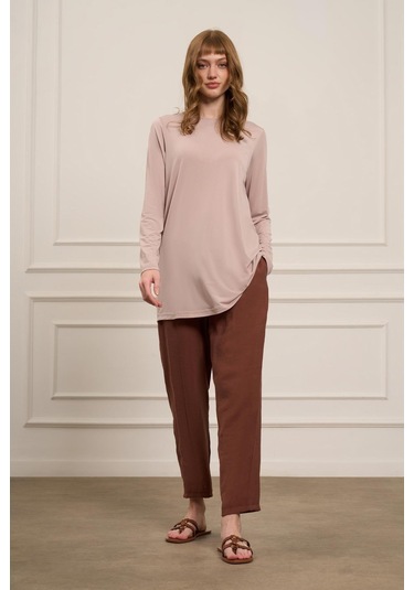 Ftz Women Kadın Uzun Kollu İçlik Beige 31086 Beige