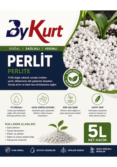 Tarım Perliti Çiçek Toprağı Karışımı 5 Litre Toprak Perliti 10 L