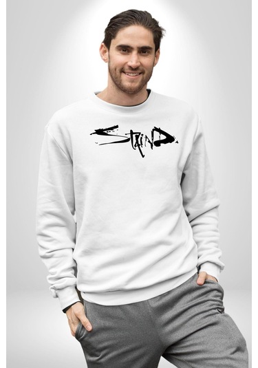 Staind Unisex Beyaz Sweatshirt Beyaz