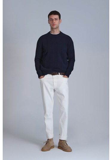 Lufian Erkek Kazak 112090139 Lacivert Lacivert