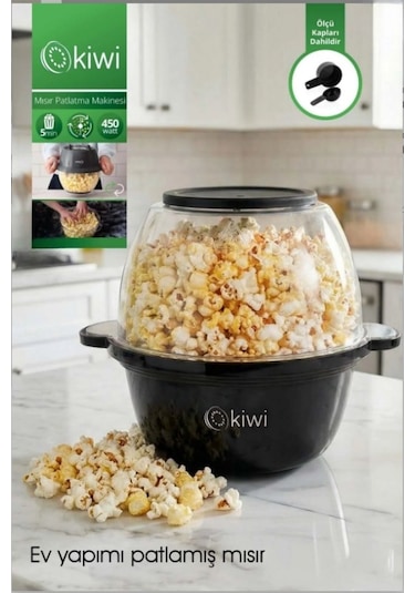 Kiwi KPM-7407 500 W Mısır Patlatma Makinesi