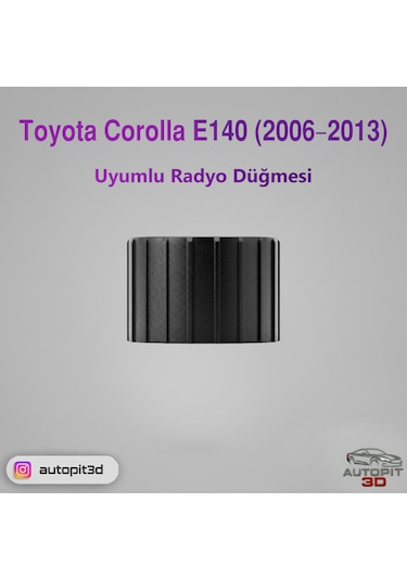 Toyota Corolla E140 2006 2013 Uyumlu Radyo Düğmesi
