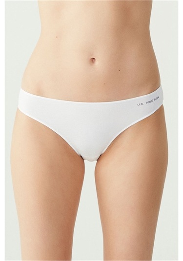 U.s Polo Assn. 67006 Kadın 5 Li Kıl Lastiklı Slip-siyah&ten&beyaz&somon&kırmızı mix color