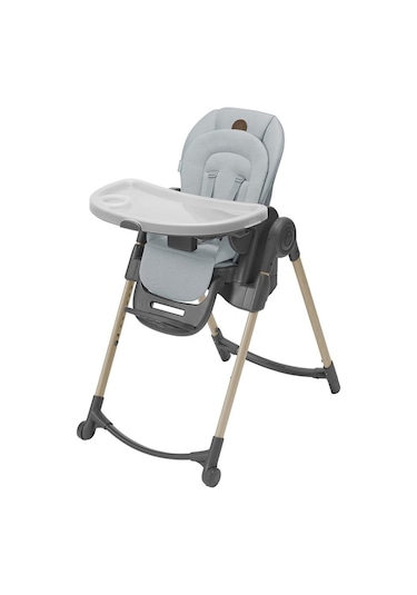 Maxi-Cosi Minla 6'sı Bir Arada  Ahşap Görünümlü Mama Sandalyesi Beyond Grey Eco