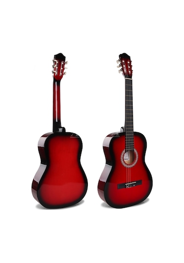 Arriva Tam Boy 4/4 Klasik Gitar Seti 39''  Kırmızı