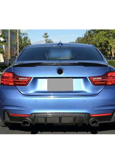 Bmw F32 Coupe M4 Bagaj Üstü Spoiler Parlak Siyah Spoyler Plastik İthal