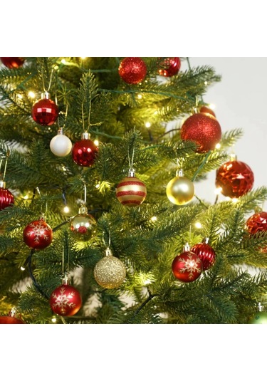 Suofeng 70 Adet 4cm Plastik Noel Topu - Hafif, Kırılmaz Noel Ağaç Dekorasyonu, Parlak Renkler, Ev Ve Ofis İçin Noel Süsleri