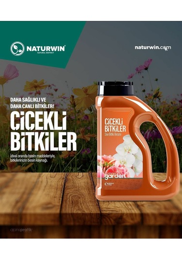 Naturwin Garden Çiçekli Bitkiler Bitki Besini Vitamin 600 ML