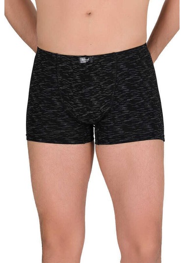 6 Lı Paket Berrak Erkek Likralı Modal Boxer 4497 Renk - Karışık