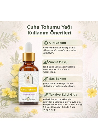 Çuha Tohumu Yağı 10 Ml %100 Saf Diğer