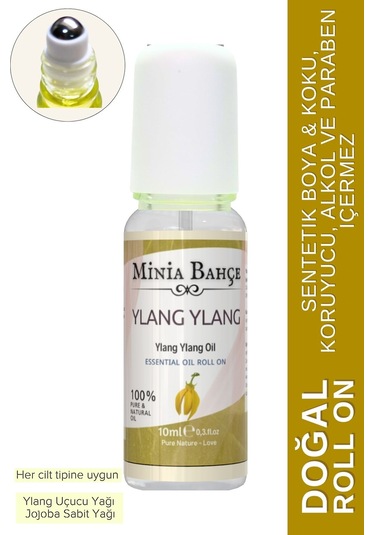 Minia Bahçe Aromaterapi Ylang Ylang Roll-on %100 Doğal, 10ml