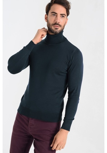 Heyss Balıkçı Yaka Erkek Triko Kazak