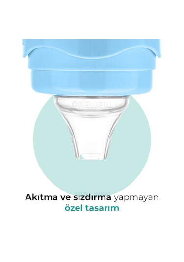 Mamajoo Antikolik Akıtmaz Alıştırma Bardağı 160 ml Powder Blue, 6 Ay+