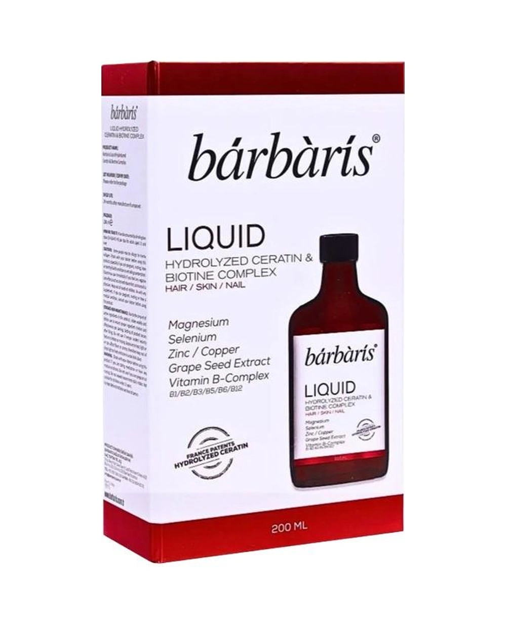 Barbaris Keratin Ve Biotin Komplex 200 Ml
