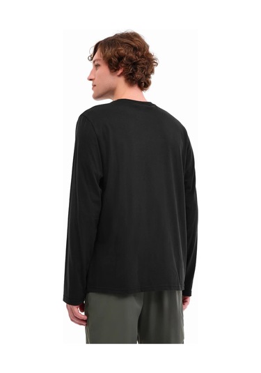 Lumberjack Mb Loen14ljk-130-33 5pr Erkek Siyah Uzun Kollu Tişört 102025429 SIYAH