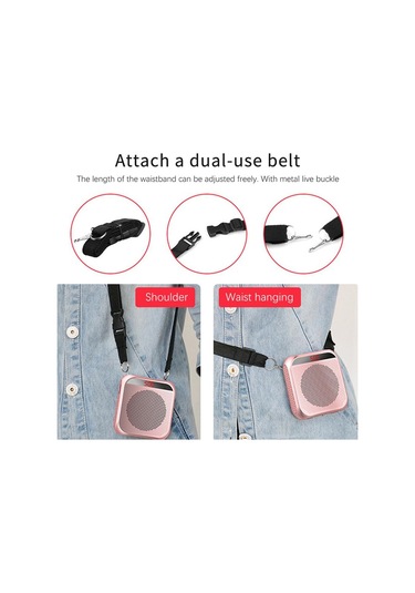 Yüksek Hoparlör Ses Amplifikatörü Hoparlör Bluetooth Hoparlör Mikrofon Okul Öğretmeni Mikrofon Taşınabilir Hoparlör