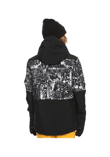 Quıksılver Mıssıon Prınted Block Çocuk Snowboard Montu Siyah