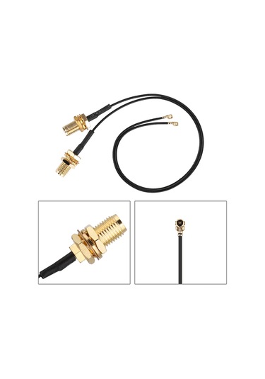 Vkemall 4 Adet Ipex4-rp-sma Kablosu: Intel 9260ngw/7265ac/9650ac/bcm94360 İçin M.2 Ngff Kablosu, Wıfı Sinyal Güçlendirici, 34cm Bakır Kablo