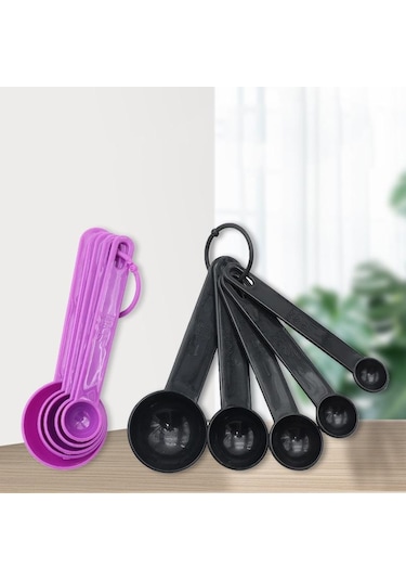 Beyaz 5 Adet/takım Yaratıcı Pişirme Pişirme Mutfak Gereçleri Ölçüm Kaşığı Silikon Ölçüm Kepçesi Ölçekli Mutfak Gereçleri